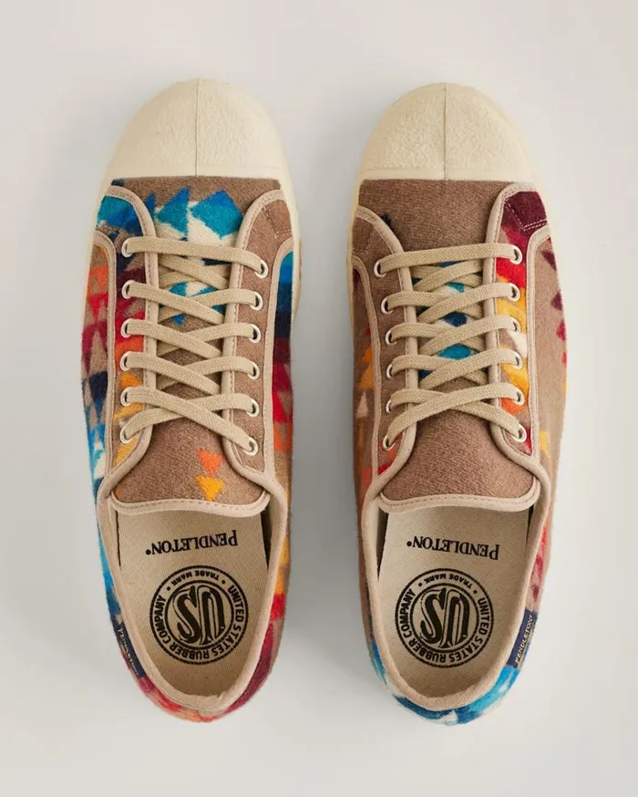 MenWomen US RUBBER CO X PENDLETON PILOT ROCK LOW TOPS Tan Pendleton Shoes and Sandals