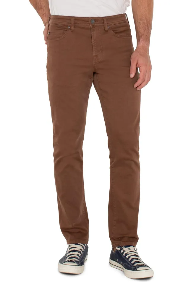 Mens Liverpool Los Angeles Jeans KINGSTON MODERN STRAIGHT COLORED DENIM Nutmeg