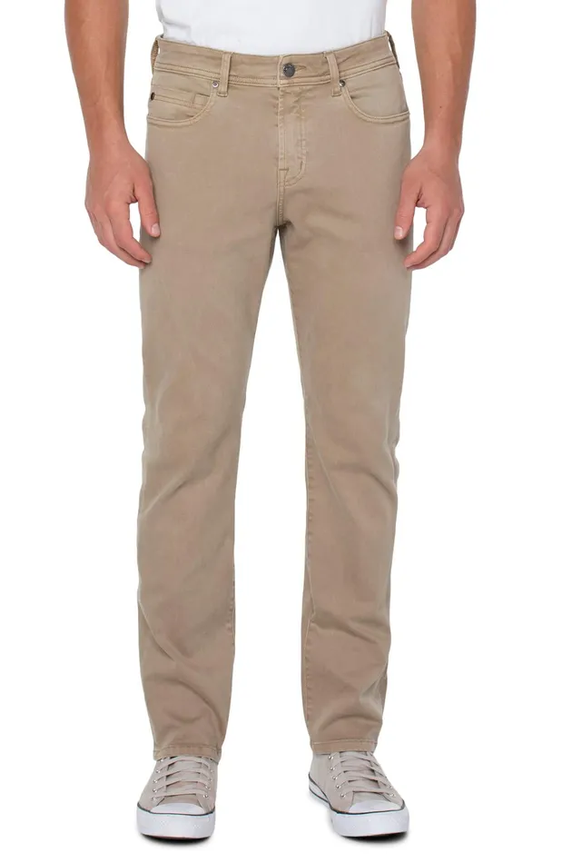 Mens Liverpool Los Angeles Jeans KINGSTON MODERN STRAIGHT COLORED DENIM Wheat Mens Liverpool Los Angeles Jeans KINGSTON MODERN STRAIGHT COLORED DENIM Wheat