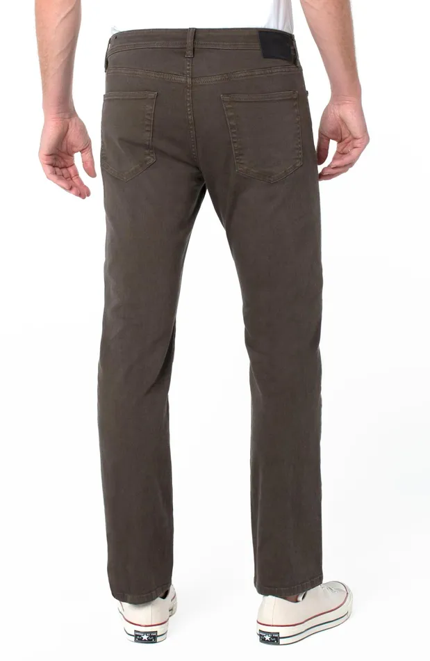 Mens Liverpool Los Angeles Jeans REGENT RELAXED STRAIGHT COLORED DENIM Bark