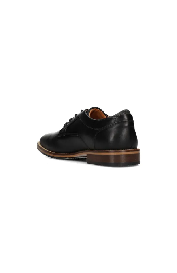 Mens Liverpool Los Angeles Oxfords DESK BURNISHED LEATHER OXFORD SHOE Black