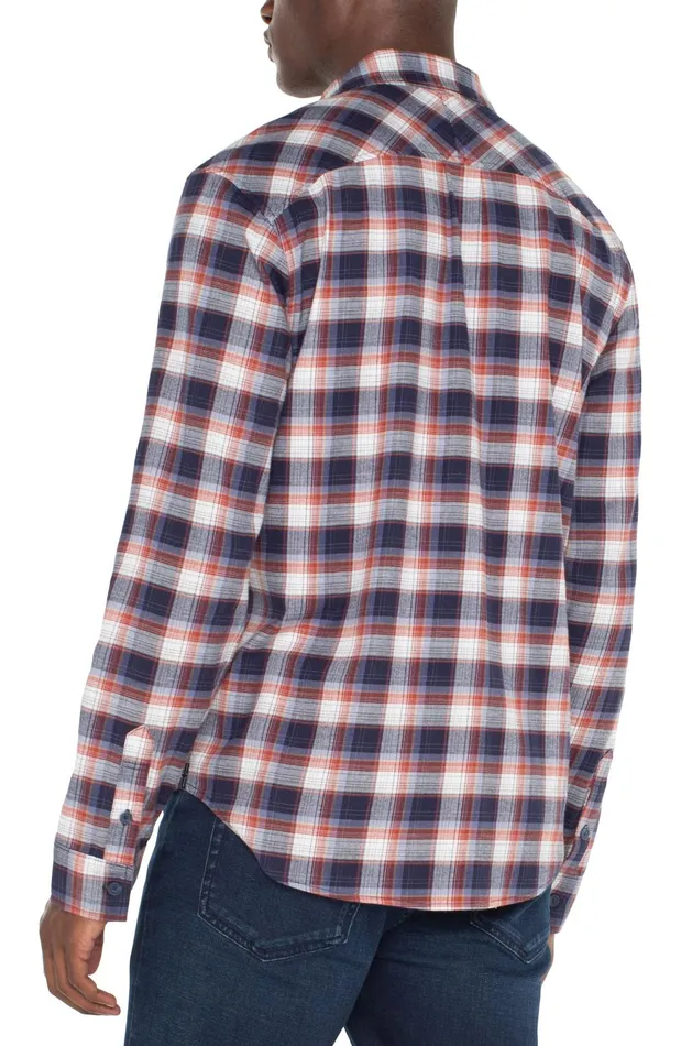 Mens Liverpool Los Angeles Shirts LONG SLEEVE BUTTON UP SHIRT Navy Off White Brick