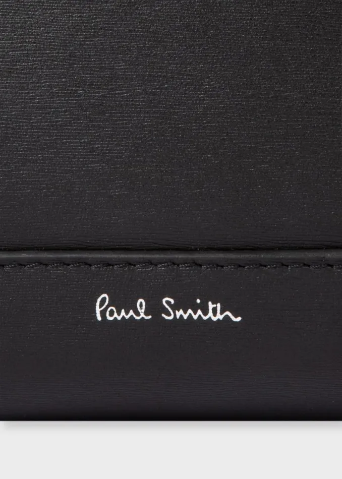 Mens Paul Smith Bags Black Embossed Leather Backpack Mens Paul Smith Bags Black Embossed Leather Backpack