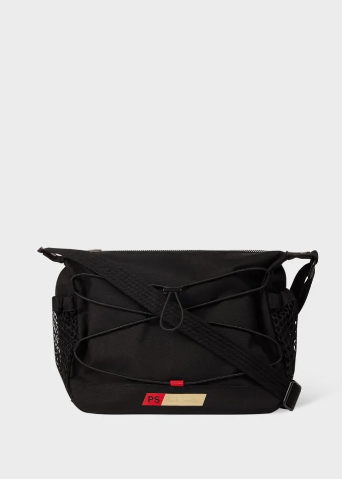 Mens Paul Smith Bags Black Nylon Utilitarian CrossBody Bag