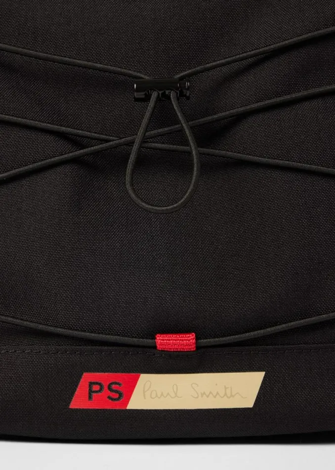 Mens Paul Smith Bags Black Nylon Utilitarian CrossBody Bag Mens Paul Smith Bags Black Nylon Utilitarian CrossBody Bag