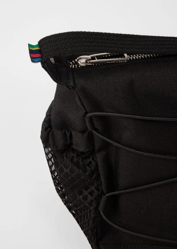 Mens Paul Smith Bags Black Nylon Utilitarian CrossBody Bag Mens Paul Smith Bags Black Nylon Utilitarian CrossBody Bag