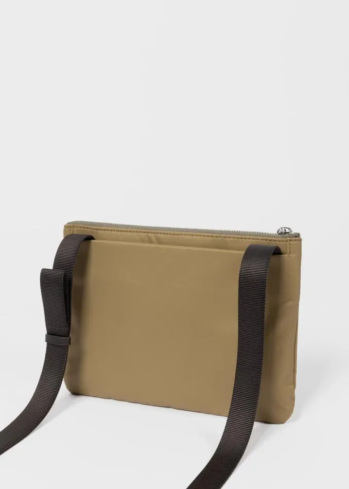Mens Paul Smith Bags Khaki Nylon CrossBody Bag Mens Paul Smith Bags Khaki Nylon CrossBody Bag