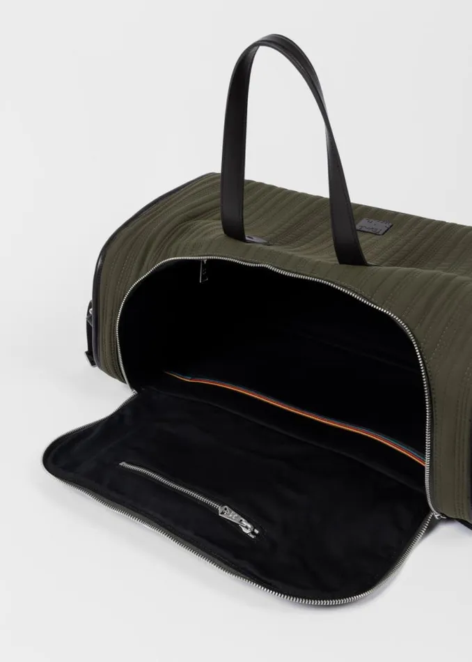 Mens Paul Smith Bags Khaki Quilted Holdall Mens Paul Smith Bags Khaki Quilted Holdall