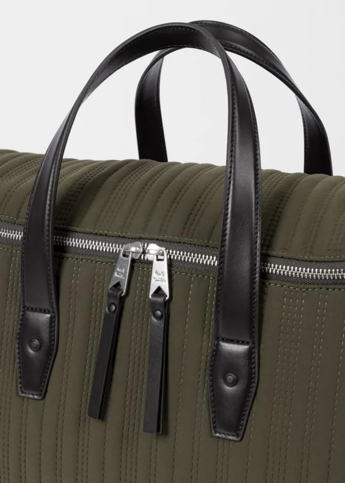 Mens Paul Smith Bags Khaki Quilted Holdall Mens Paul Smith Bags Khaki Quilted Holdall