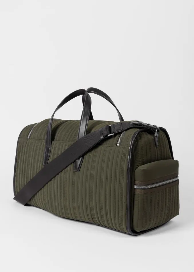 Mens Paul Smith Bags Khaki Quilted Holdall Mens Paul Smith Bags Khaki Quilted Holdall