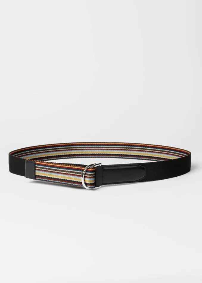 Mens Paul Smith Belts 039Signature Stripe039 Jacquard Belt Mens Paul Smith Belts 039Signature Stripe039 Jacquard Belt