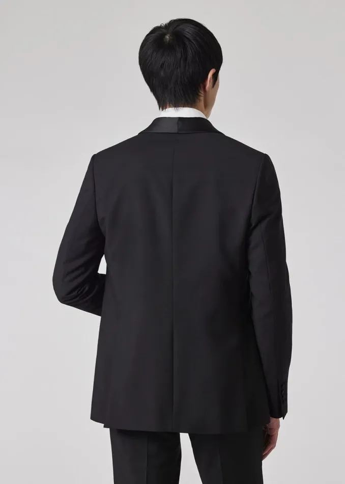 Mens Paul Smith Blazers SlimFit Black WoolMohair Evening Blazer