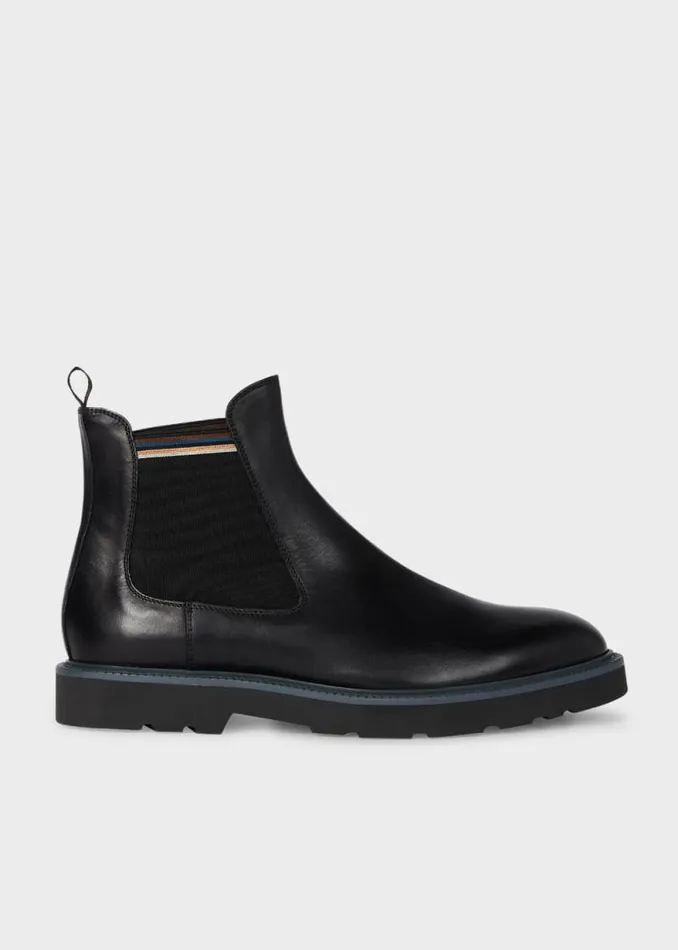 Mens Paul Smith Boots Black Leather 039Argo039 Boots