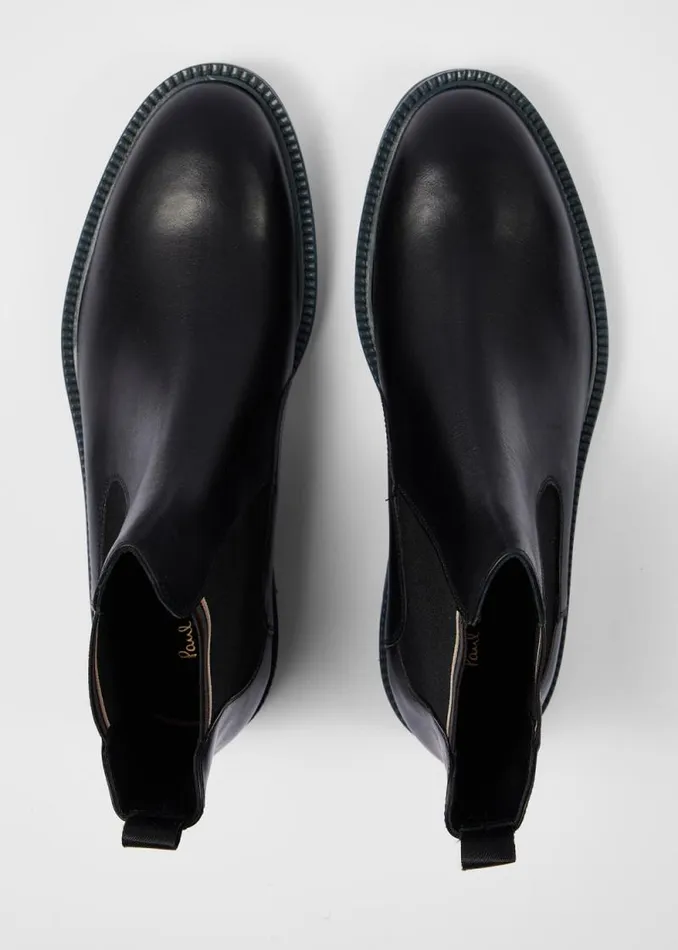 Mens Paul Smith Boots Black Leather 039Argo039 Boots Mens Paul Smith Boots Black Leather 039Argo039 Boots