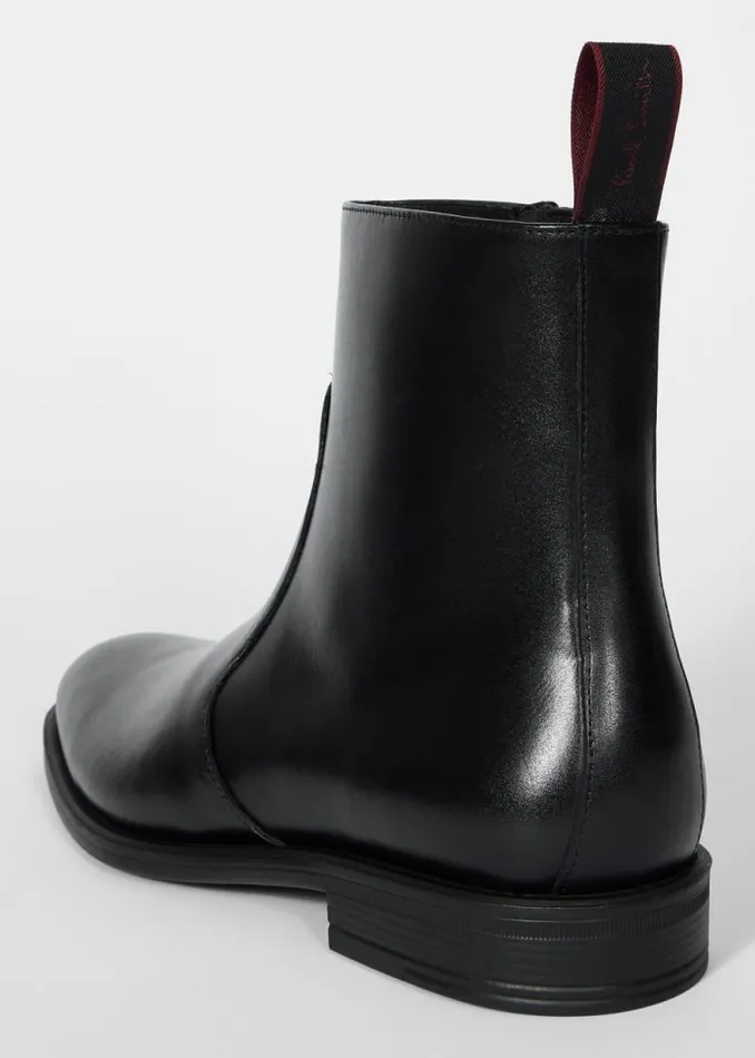 Mens Paul Smith Boots Black Leather 039Fintry039 Boots Mens Paul Smith Boots Black Leather 039Fintry039 Boots