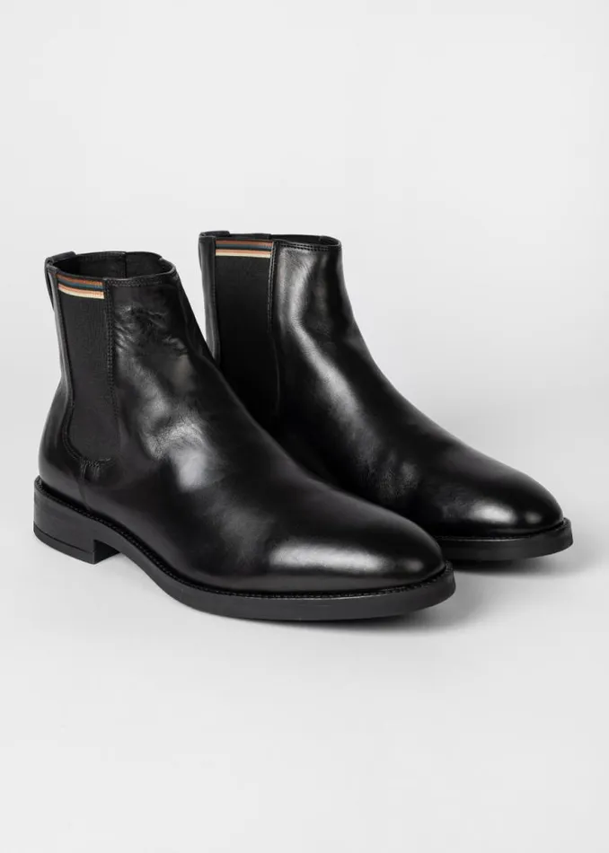 Mens Paul Smith Boots Black Leather 039Lansing039 Chelsea Boots Mens Paul Smith Boots Black Leather 039Lansing039 Chelsea Boots