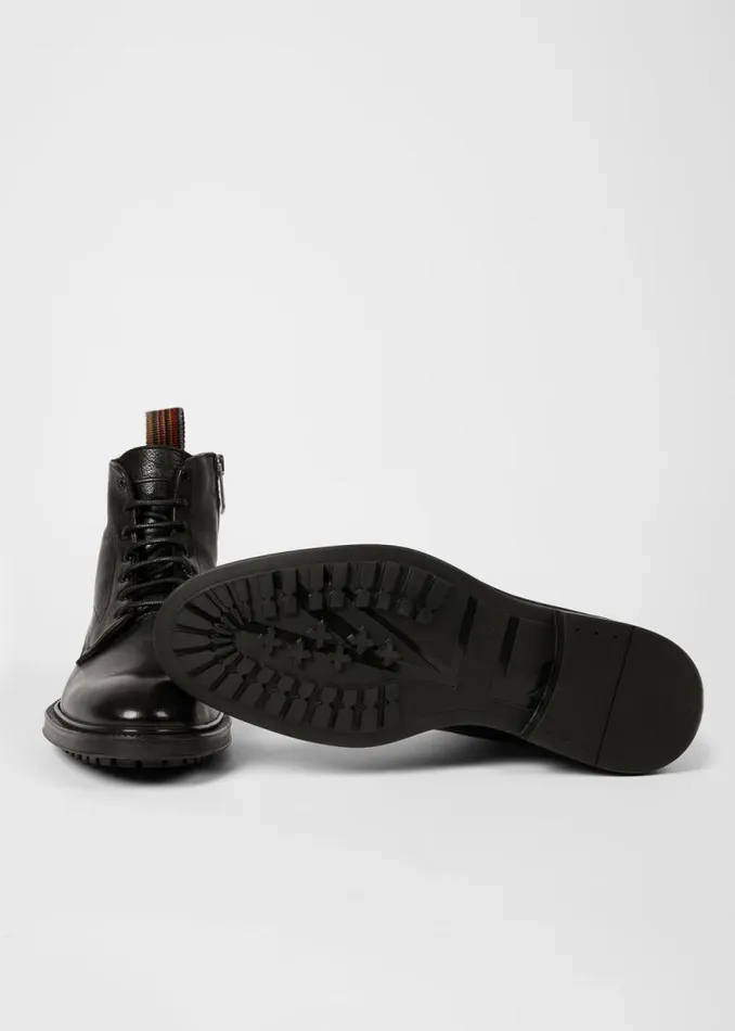Mens Paul Smith Boots Black Leather 039Sparrow039 Boots Mens Paul Smith Boots Black Leather 039Sparrow039 Boots