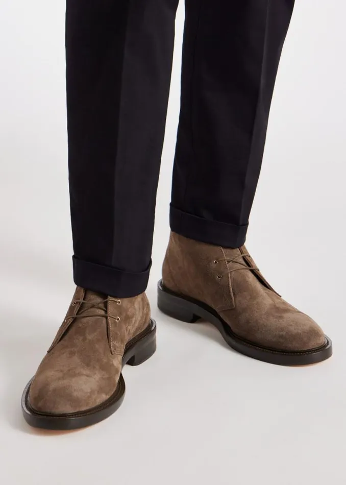 Mens Paul Smith Boots Khaki Suede 039Kew039 Boots Mens Paul Smith Boots Khaki Suede 039Kew039 Boots