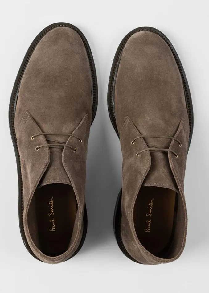 Mens Paul Smith Boots Khaki Suede 039Kew039 Boots Mens Paul Smith Boots Khaki Suede 039Kew039 Boots