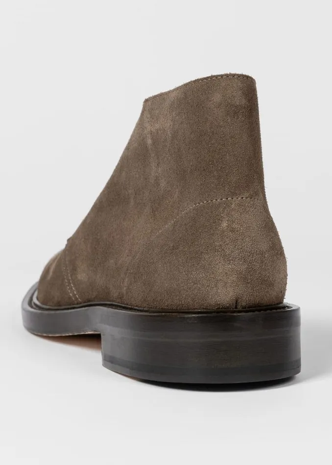 Mens Paul Smith Boots Khaki Suede 039Kew039 Boots Mens Paul Smith Boots Khaki Suede 039Kew039 Boots