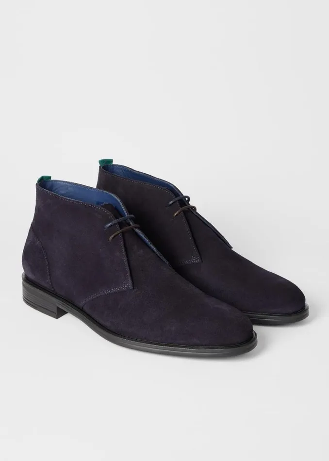 Mens Paul Smith Boots Navy Suede 039Drummond039 Suede Boots Mens Paul Smith Boots Navy Suede 039Drummond039 Suede Boots