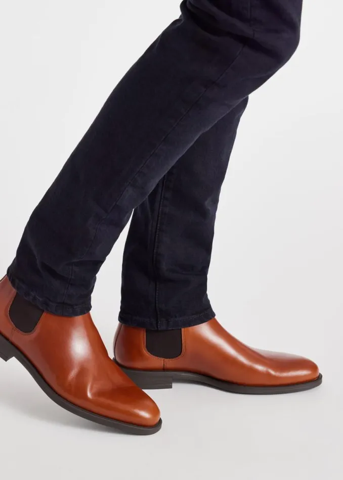 Mens Paul Smith Boots Tan Leather 039Cedric039 Boots Mens Paul Smith Boots Tan Leather 039Cedric039 Boots