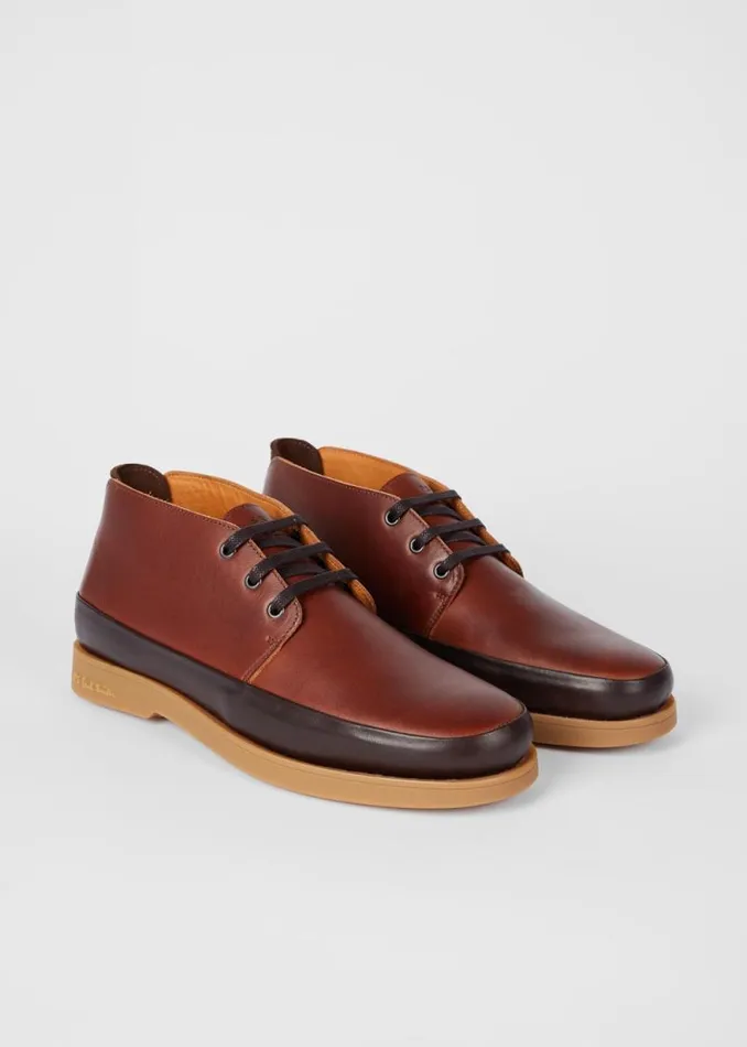 Mens Paul Smith Boots Tan Leather 039Crane039 Chukka Boots Mens Paul Smith Boots Tan Leather 039Crane039 Chukka Boots