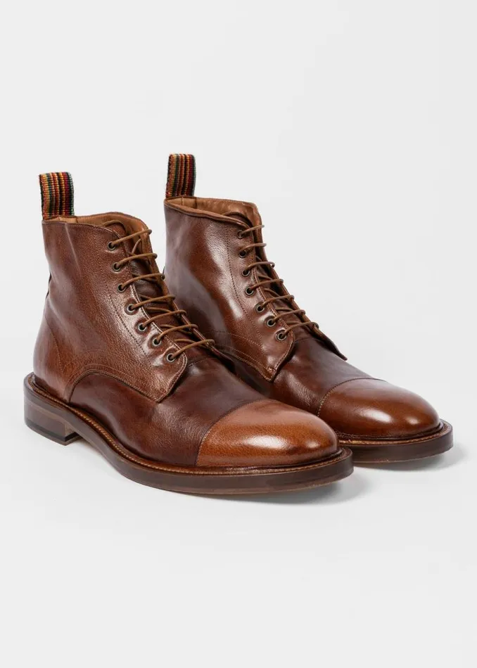 Mens Paul Smith Boots Tan Leather 039Newland039 Boots Mens Paul Smith Boots Tan Leather 039Newland039 Boots