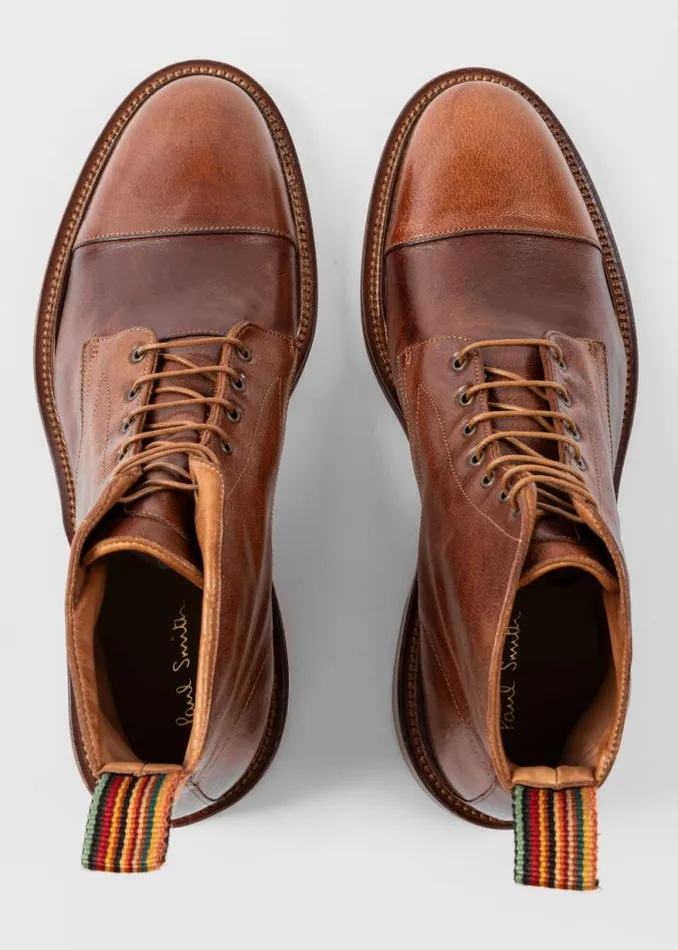 Mens Paul Smith Boots Tan Leather 039Newland039 Boots Mens Paul Smith Boots Tan Leather 039Newland039 Boots