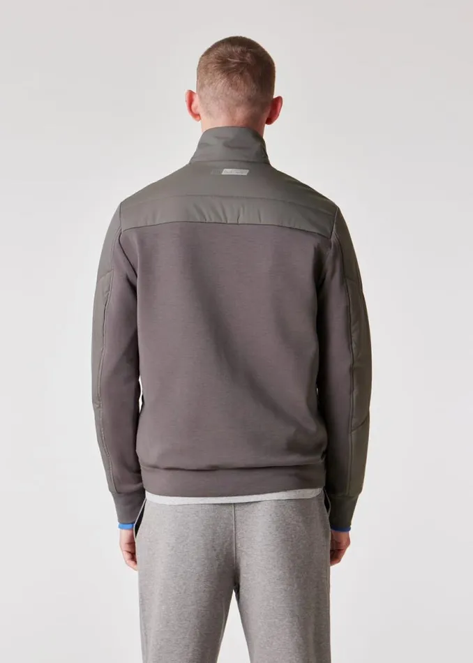 Mens Paul Smith Coats and Jackets Anthracite Mixed Media Jacket Mens Paul Smith Coats and Jackets Anthracite Mixed Media Jacket