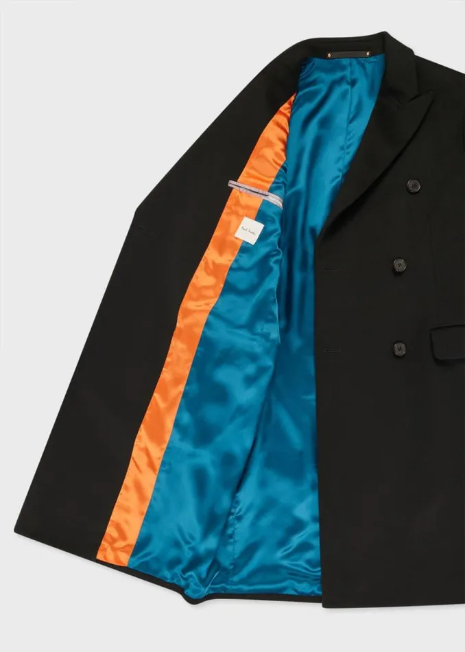 Mens Paul Smith Coats and Jackets Dark Green WoolCashmere Blend Double Breasted Overcoat Mens Paul Smith Coats and Jackets Dark Green WoolCashmere Blend Double Breasted Overcoat