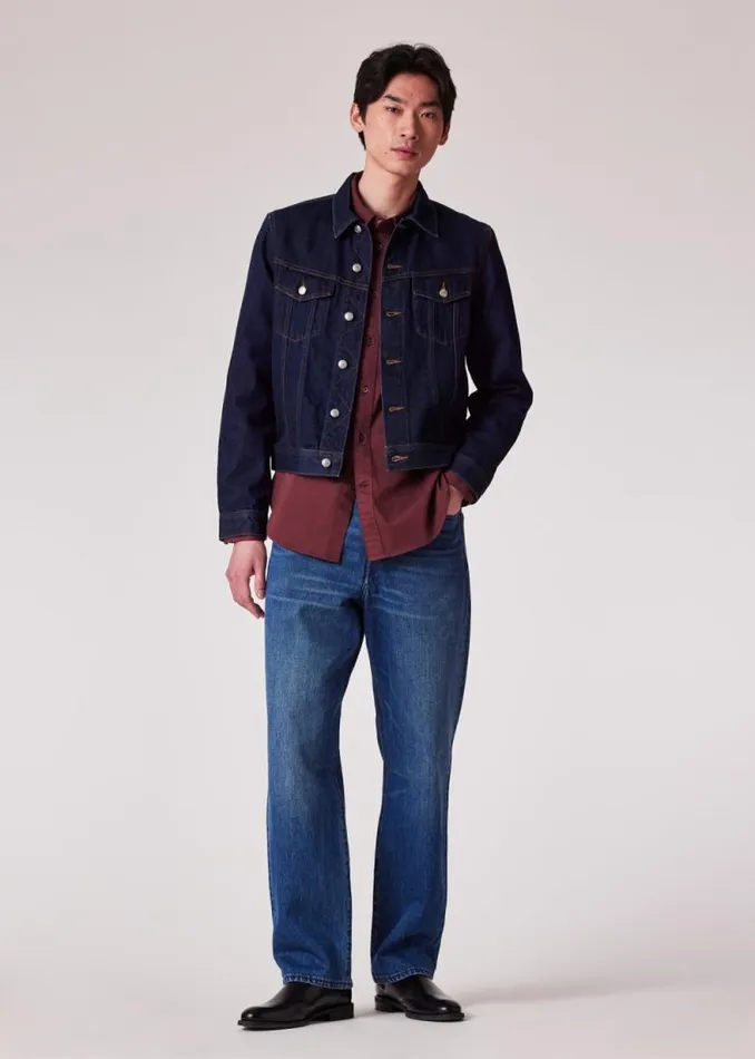 Mens Paul Smith Coats and Jackets IndigoRinse Denim Trucker Jacket