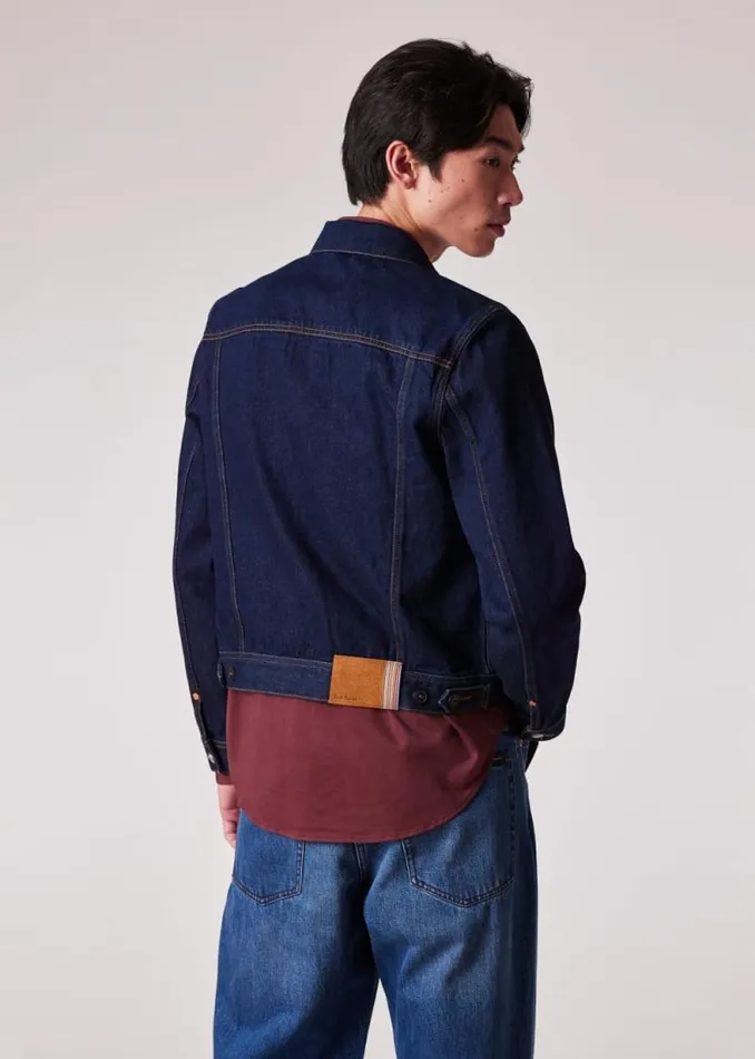 Mens Paul Smith Coats and Jackets IndigoRinse Denim Trucker Jacket