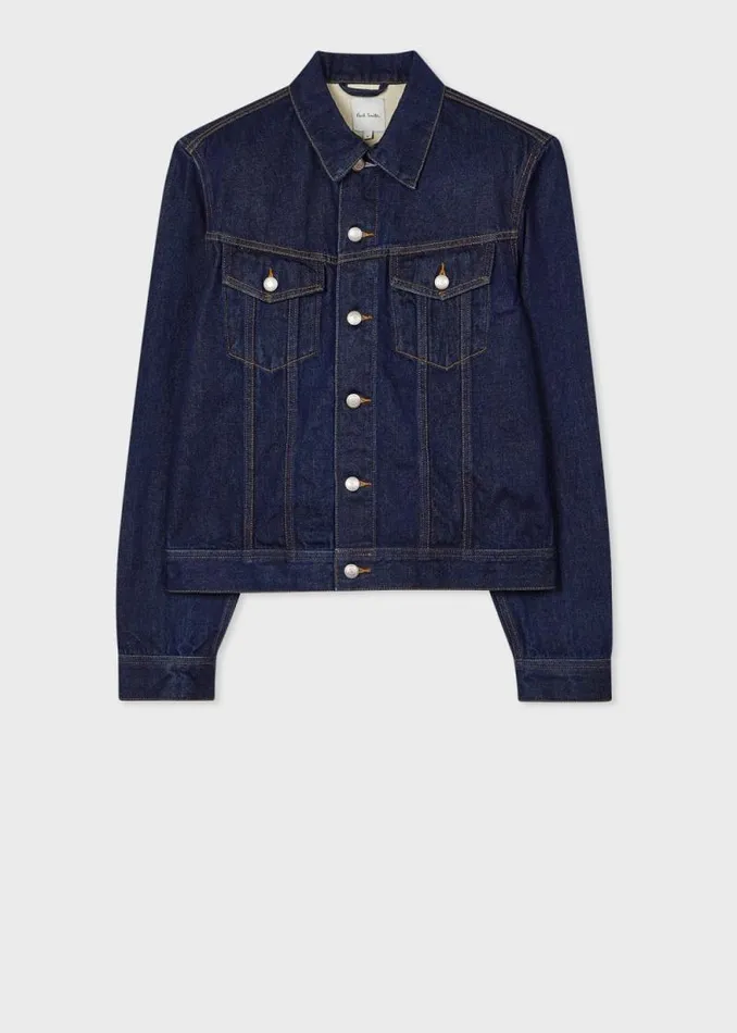 Mens Paul Smith Coats and Jackets IndigoRinse Denim Trucker Jacket