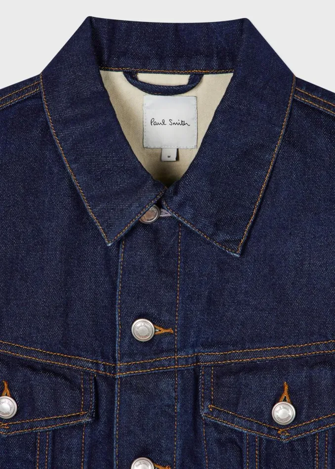 Mens Paul Smith Coats and Jackets IndigoRinse Denim Trucker Jacket