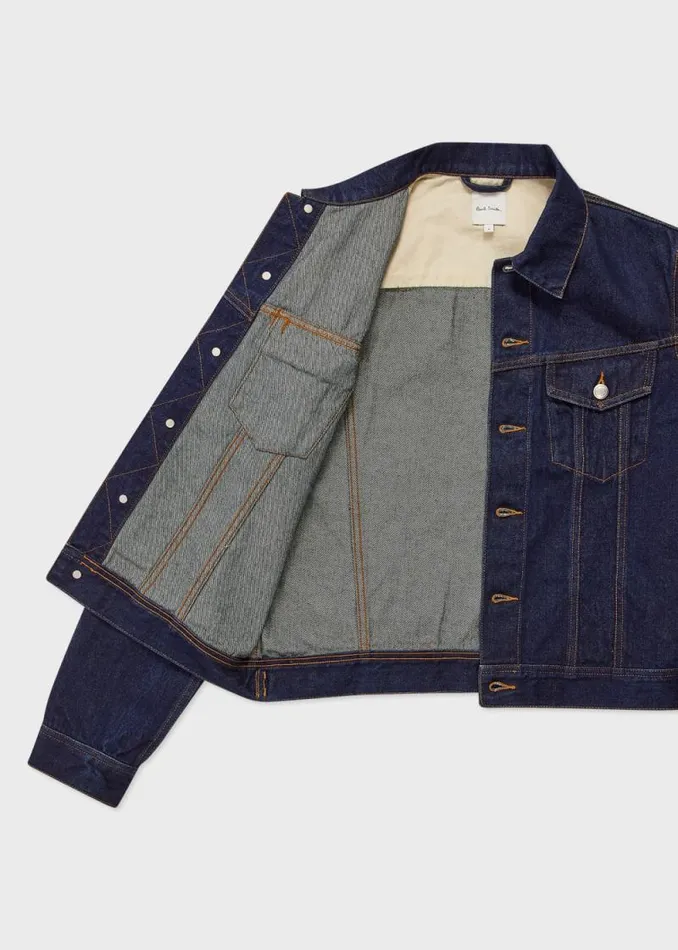 Mens Paul Smith Coats and Jackets IndigoRinse Denim Trucker Jacket