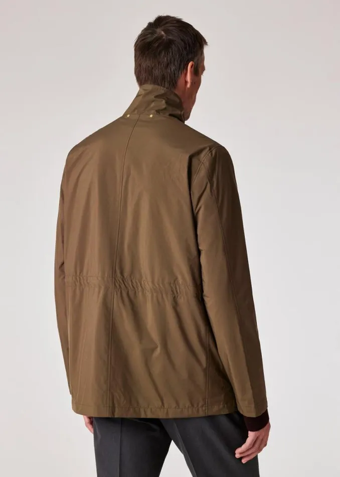 Mens Paul Smith Coats and Jackets Khaki TwoLayer Recycled PolyesterBlend Field Jacket Mens Paul Smith Coats and Jackets Khaki TwoLayer Recycled PolyesterBlend Field Jacket