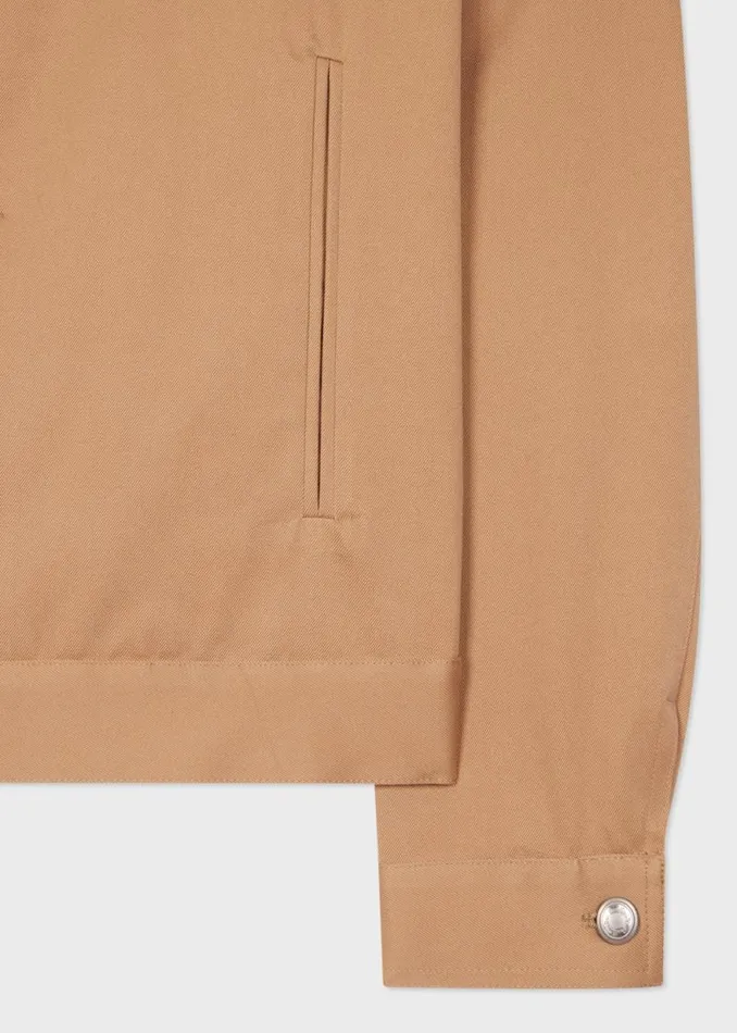 Mens Paul Smith Coats and Jackets Tan Stretch CottonTwill Trucker Jacket Mens Paul Smith Coats and Jackets Tan Stretch CottonTwill Trucker Jacket