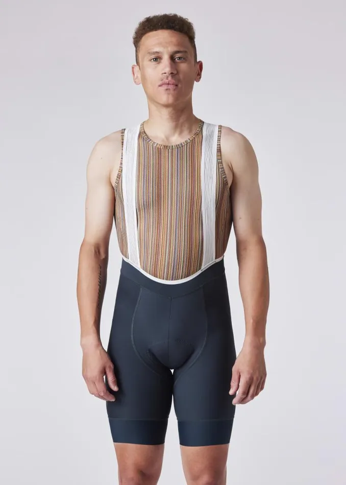 Mens Paul Smith Cycling Deep Green Cycling Bib Shorts