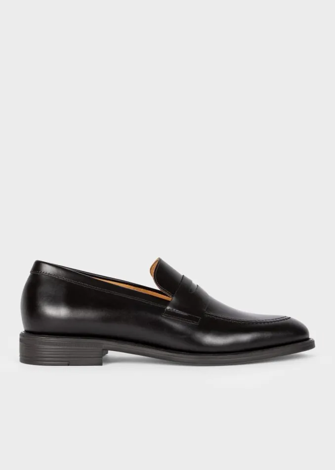 Mens Paul Smith Formal Dark Brown Leather 039Remi039 Loafers