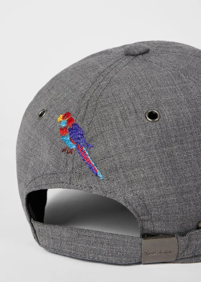 Mens Paul Smith Hats and Gloves Grey 039Parrot039 Baseball Cap Mens Paul Smith Hats and Gloves Grey 039Parrot039 Baseball Cap