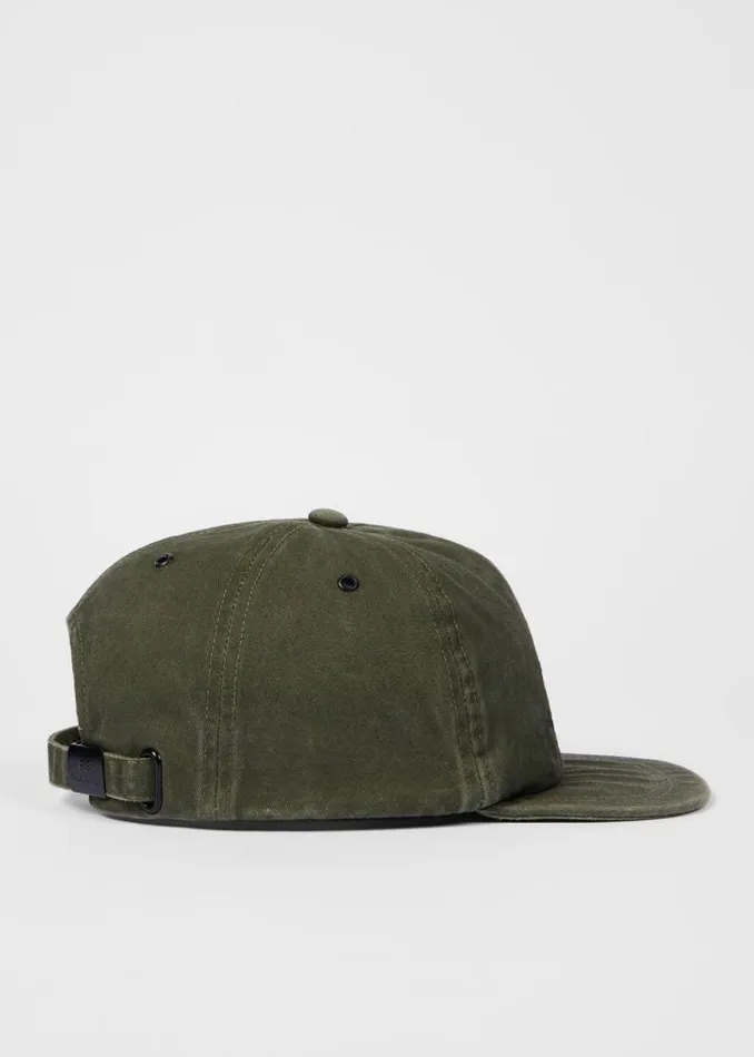 Mens Paul Smith Hats and Gloves Khaki 039Happy039 Cotton Cap Mens Paul Smith Hats and Gloves Khaki 039Happy039 Cotton Cap