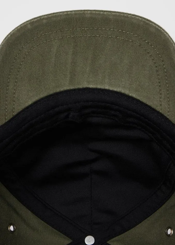 Mens Paul Smith Hats and Gloves Khaki 039Happy039 Cotton Cap Mens Paul Smith Hats and Gloves Khaki 039Happy039 Cotton Cap
