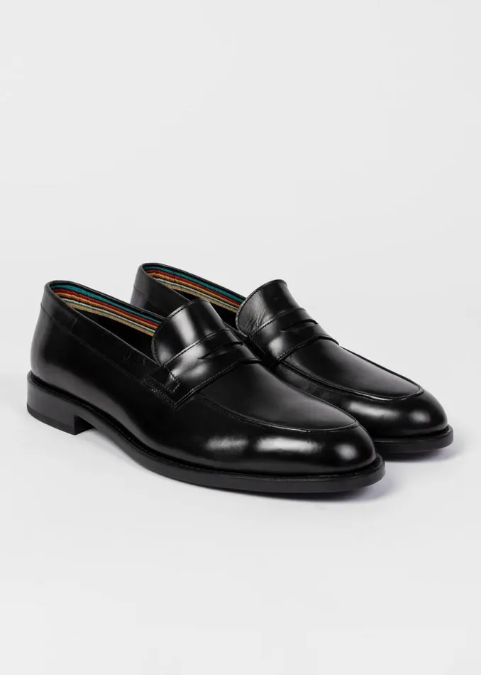 Mens Paul Smith Loafers Black Leather 039Montego039 Loafers Mens Paul Smith Loafers Black Leather 039Montego039 Loafers