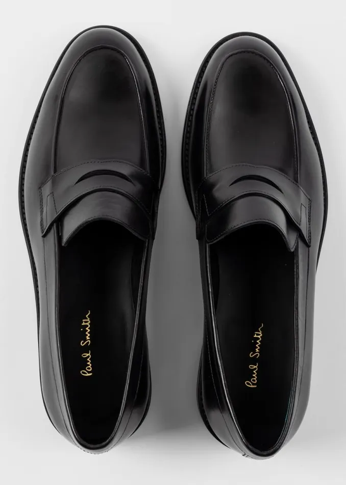 Mens Paul Smith Loafers Black Leather 039Montego039 Loafers Mens Paul Smith Loafers Black Leather 039Montego039 Loafers