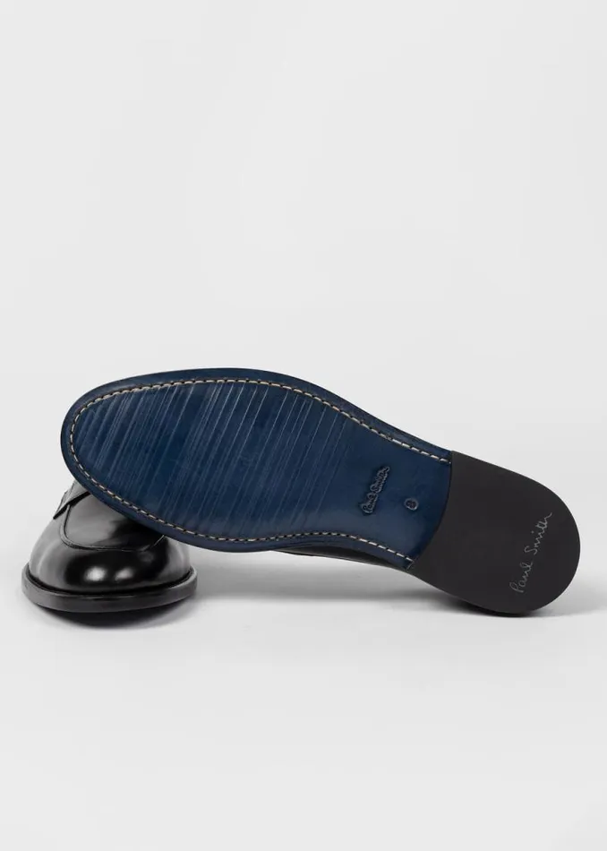 Mens Paul Smith Loafers Black Leather 039Montego039 Loafers Mens Paul Smith Loafers Black Leather 039Montego039 Loafers