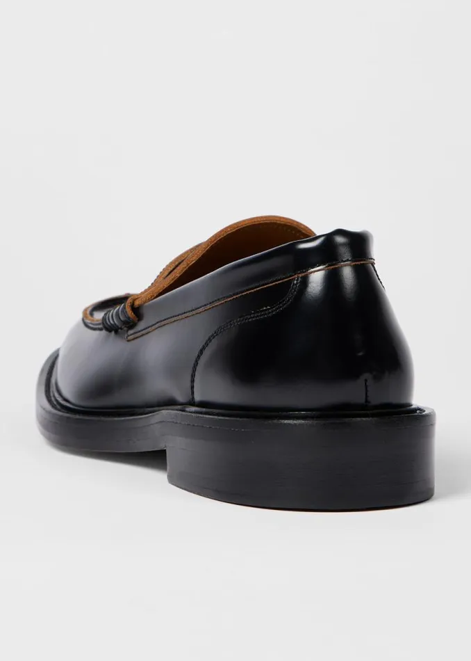 Mens Paul Smith Loafers Black Leather 039Rossini039 Loafers Mens Paul Smith Loafers Black Leather 039Rossini039 Loafers