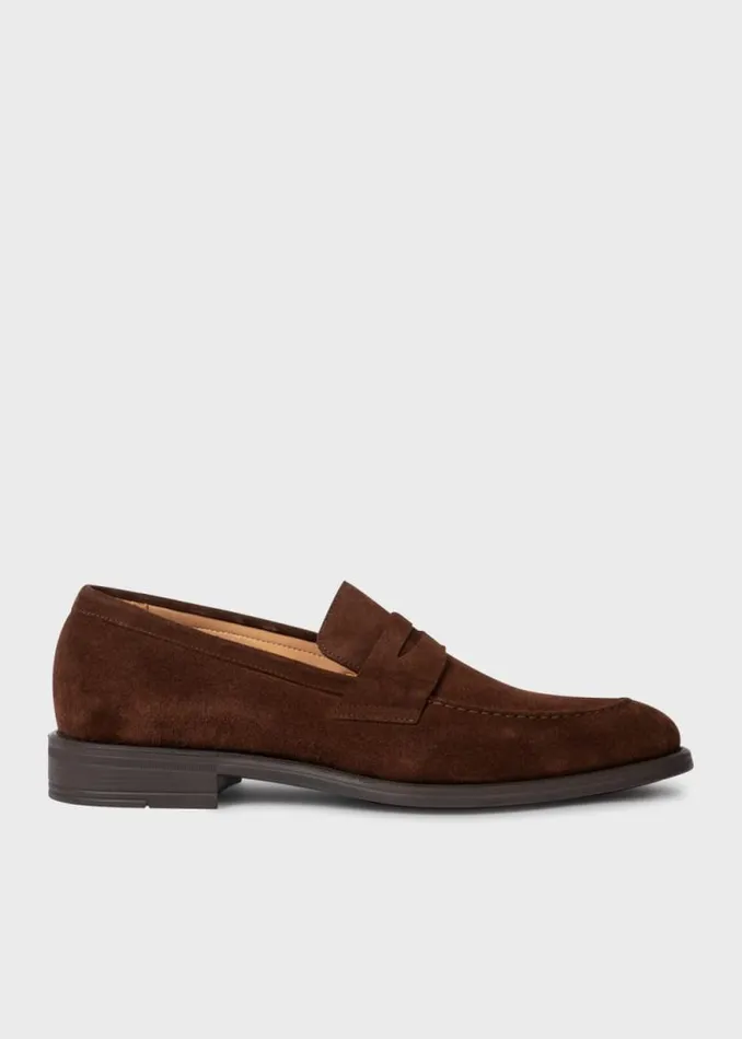 Mens Paul Smith Loafers Brown Suede 039Remi039 Loafers
