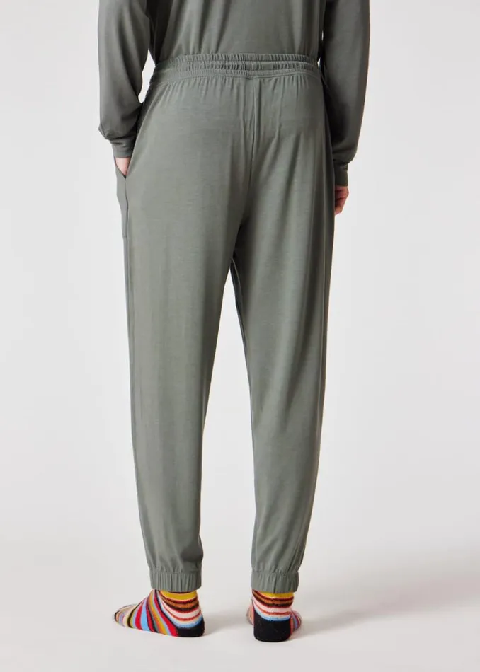 Mens Paul Smith Loungewear Khaki ModalBlend Lounge Pants Mens Paul Smith Loungewear Khaki ModalBlend Lounge Pants