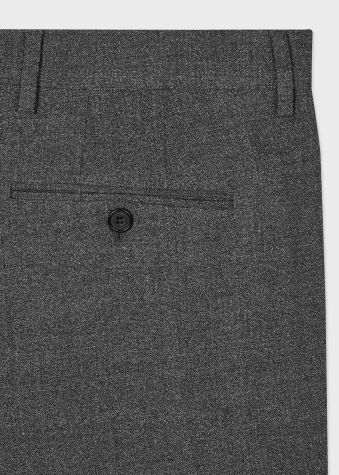 Mens Paul Smith Pants Grey Straight Leg Wool Trousers Mens Paul Smith Pants Grey Straight Leg Wool Trousers